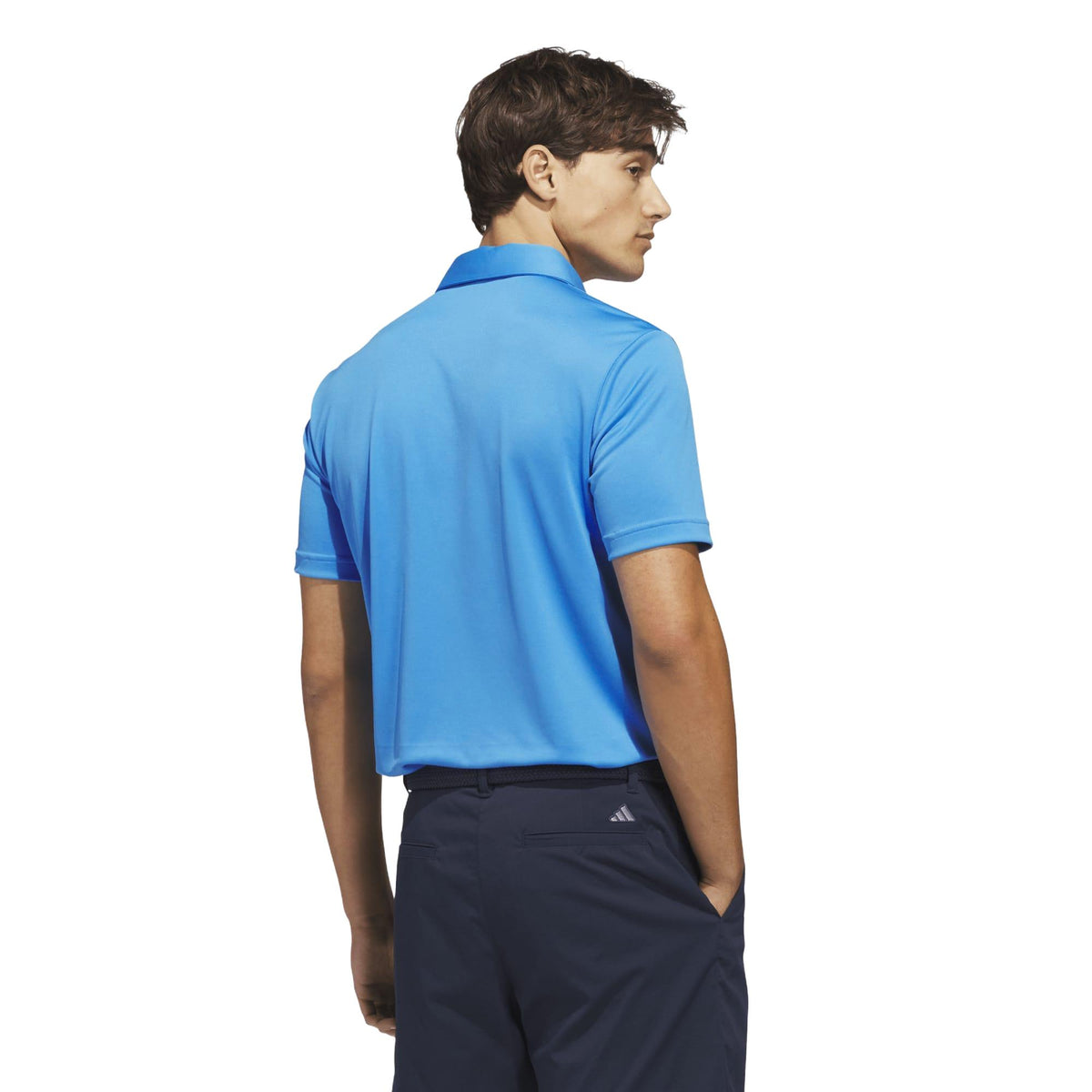 Adidas Performance Solid Polo Shirt - Lucid Ray Blue