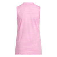 Adidas Girls Sleeveless Polo - Lucid Pink