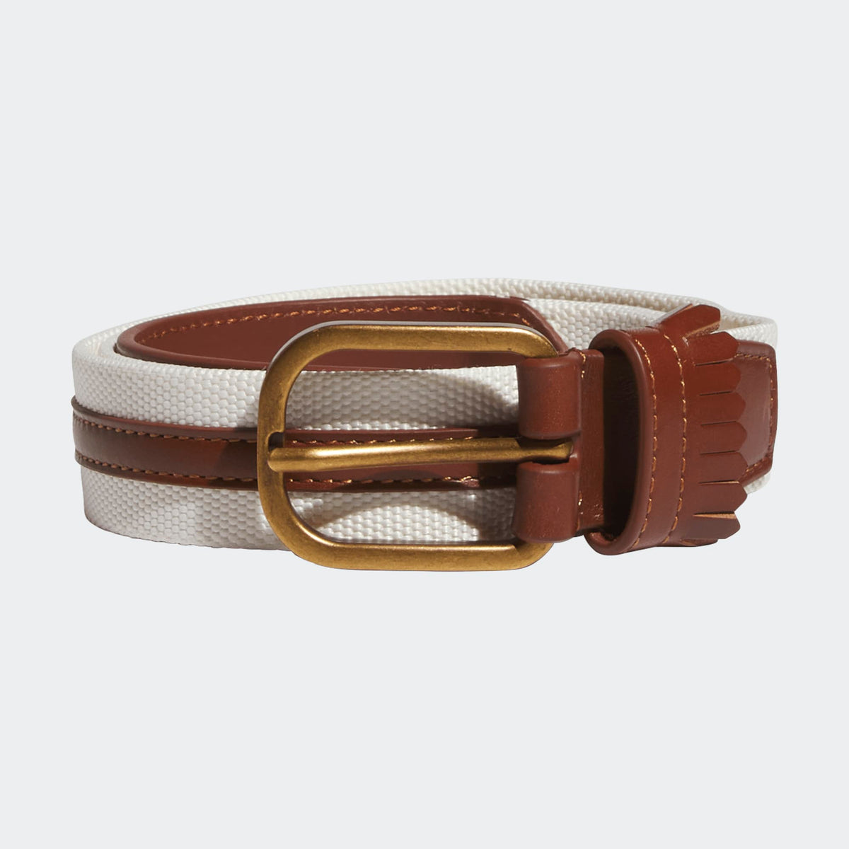 Adidas Originals Golf Leather Belt - Chalk White