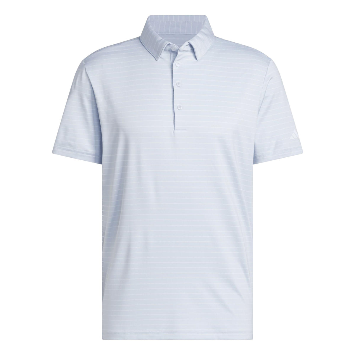 Adidas Ultimate365 Dash Stripe Polo Shirt - Crystal Sky / White