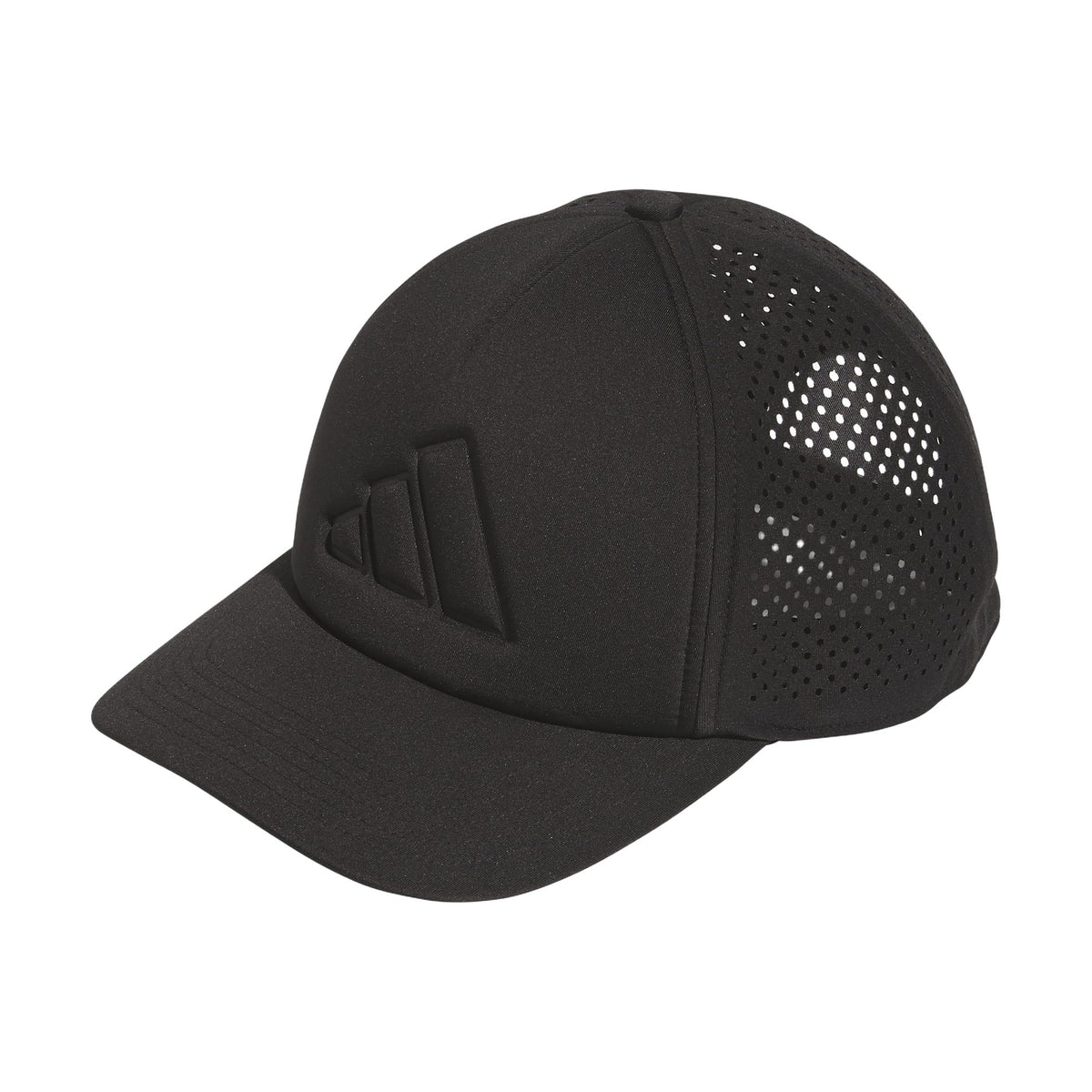 Adidas Stamped Logo Foam Performance Trucker Cap - Black