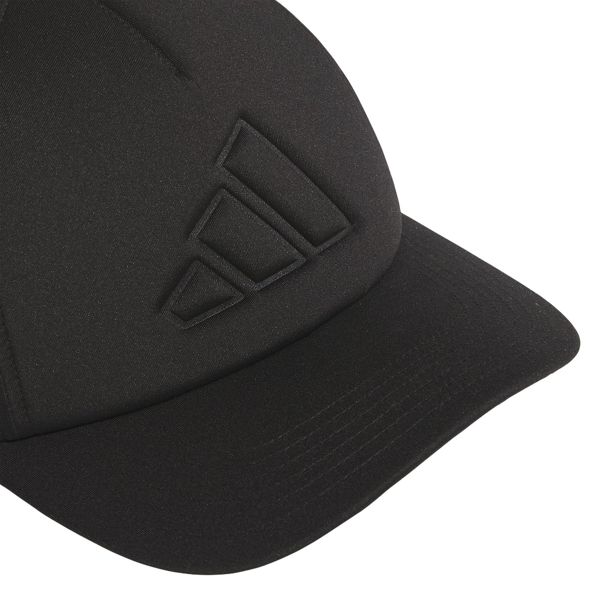 Adidas Stamped Logo Foam Performance Trucker Cap - Black