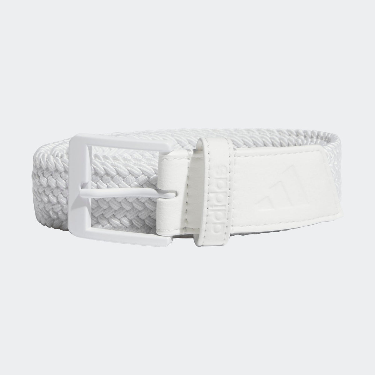 Adidas Braided Stretch Belt - White