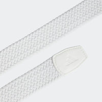 Adidas Braided Stretch Belt - White