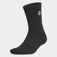Adidas Half Crew Socks - Black / White