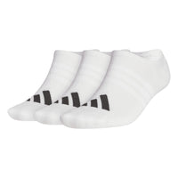 Adidas Performance 3 Pack No Show Socks - White