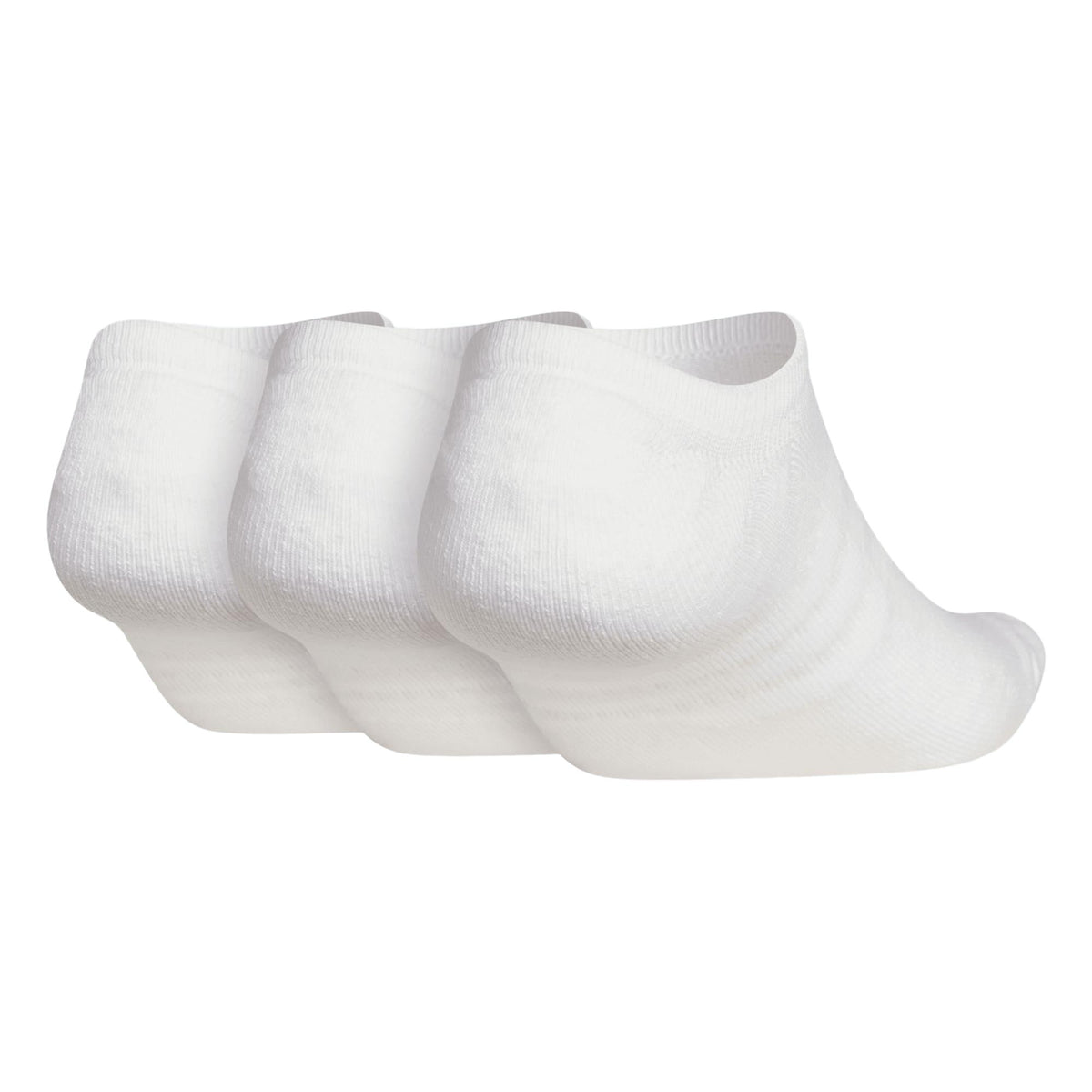 Adidas Performance 3 Pack No Show Socks - White