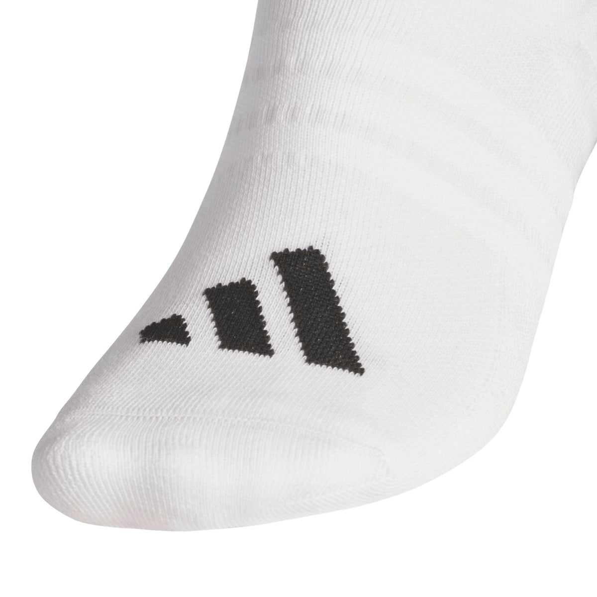 Adidas Performance 3 Pack No Show Socks - White / Light Grey Heather / Black