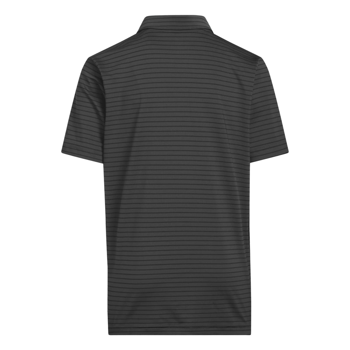 Adidas Boys Climacool Striped Polo Shirt - Black