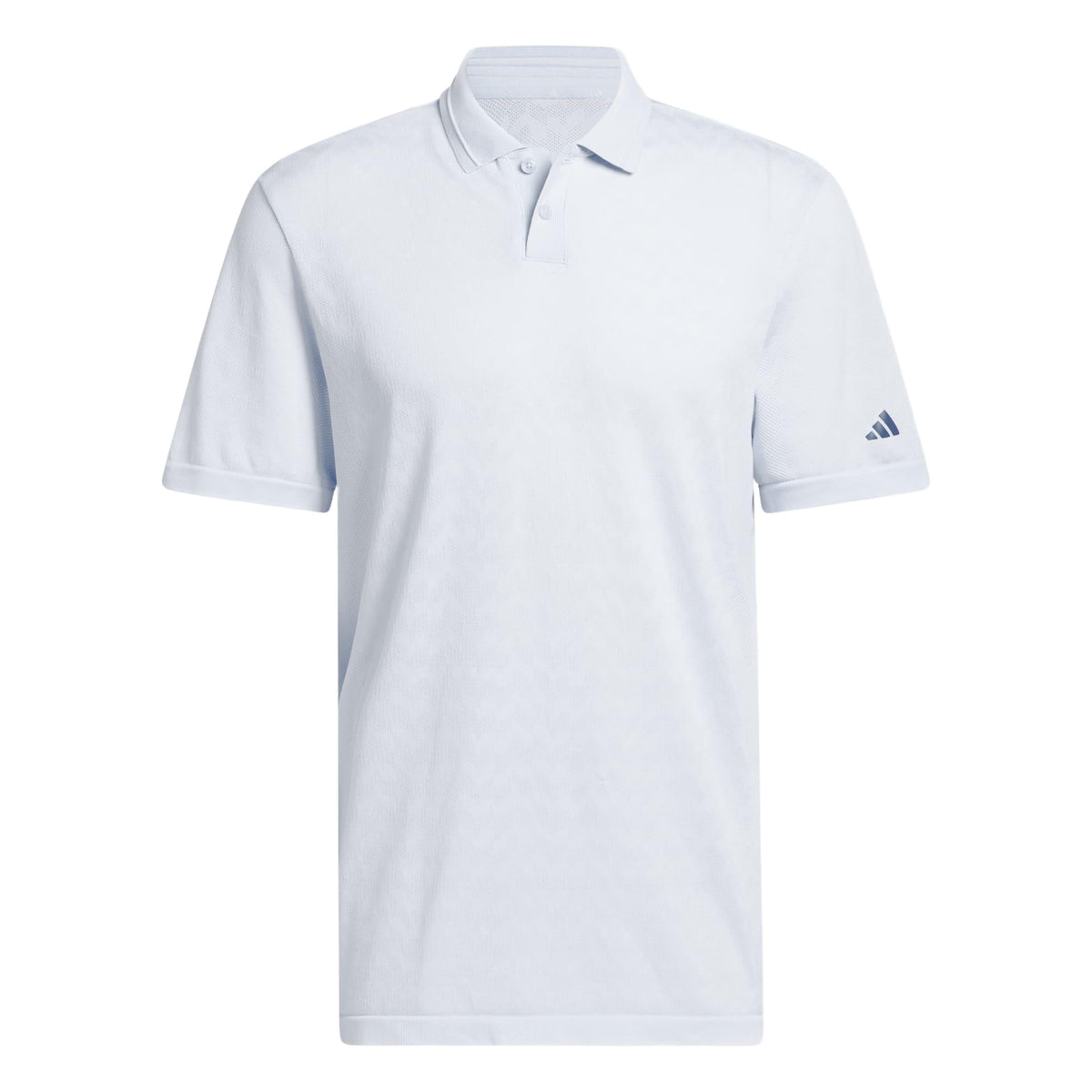 Adidas Ultimate365 Tour Seamless Polo Shirt - Crystal Sky / White