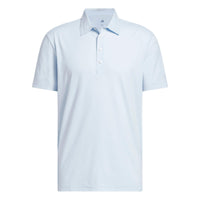 Adidas Ultimate365 Twistknit Tour Polo Shirt - Crystal Sky