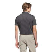 Adidas Ultimate365+ Pencil Stripe Climacool Polo Shirt - Carbon / Black