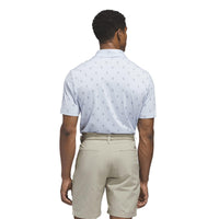 Adidas Ultimate365 Essence Print Climacool Polo Shirt - Crystal Sky