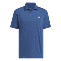 Adidas Ultimate365 Essence Print Climacool Polo Shirt - Dusky Petrol