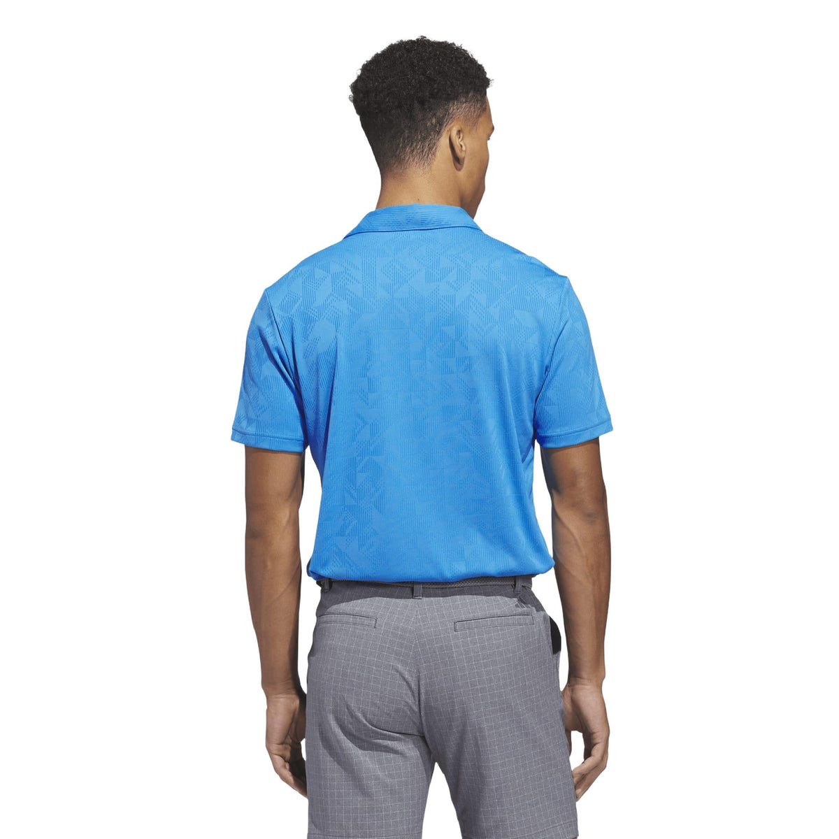 Adidas Ultimate365 Jacquard Polo Shirt - Lucid Ray Blue