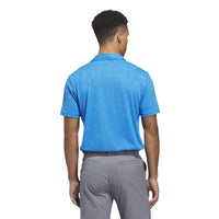 Adidas Ultimate365 Jacquard Polo Shirt - Lucid Ray Blue