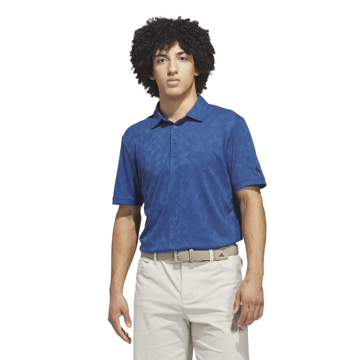 Adidas Ultimate365 Jacquard Polo Shirt - Dusky Petrol