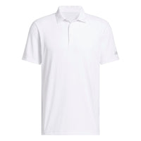 Adidas Ultimate365 Jacquard Polo Shirt - White