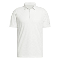 Adidas Ultimate365 Jacquard Polo Shirt - White / Grey Two