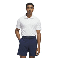 Adidas Ultimate365 Jacquard Polo Shirt - White / Grey Two
