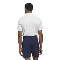 Adidas Ultimate365 Jacquard Polo Shirt - White / Grey Two