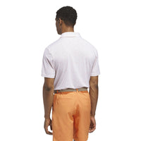 Adidas Ultimate365 Mesh Tango Print Climacool Polo Shirt - White / Dusky Orange