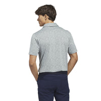 Adidas Ultimate365 Mesh Tango Print Climacool Polo Shirt - Wonder Sage / Collegiate Navy