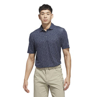Adidas Ultimate365 Mesh Tango Print Climacool Polo Shirt - Collegiate Navy / White