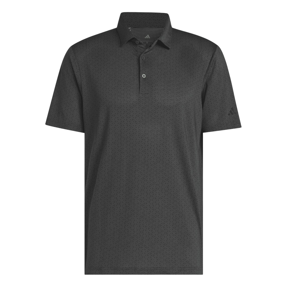 Adidas Ultimate365 Mesh Tango Print Climacool Polo Shirt - Black / Carbon