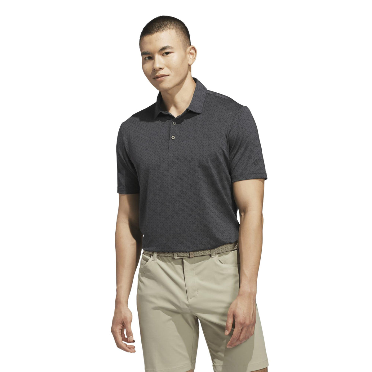 Adidas Ultimate365 Mesh Tango Print Climacool Polo Shirt - Black / Carbon