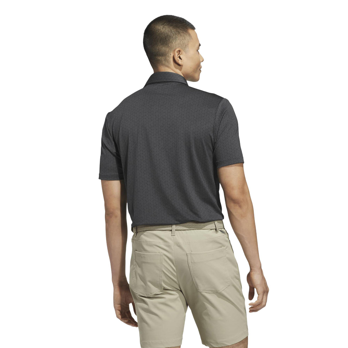 Adidas Ultimate365 Mesh Tango Print Climacool Polo Shirt - Black / Carbon