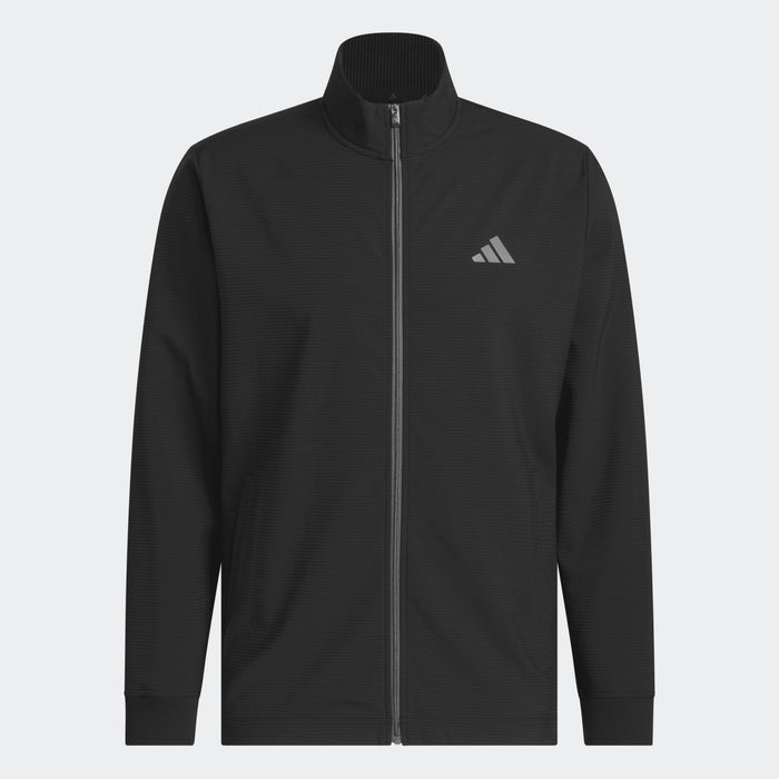Adidas Ultimate365 Textured Woven Full-Zip Jacket - Black