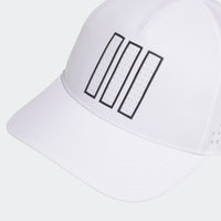 Adidas 3-Stripes Tour Hat - White