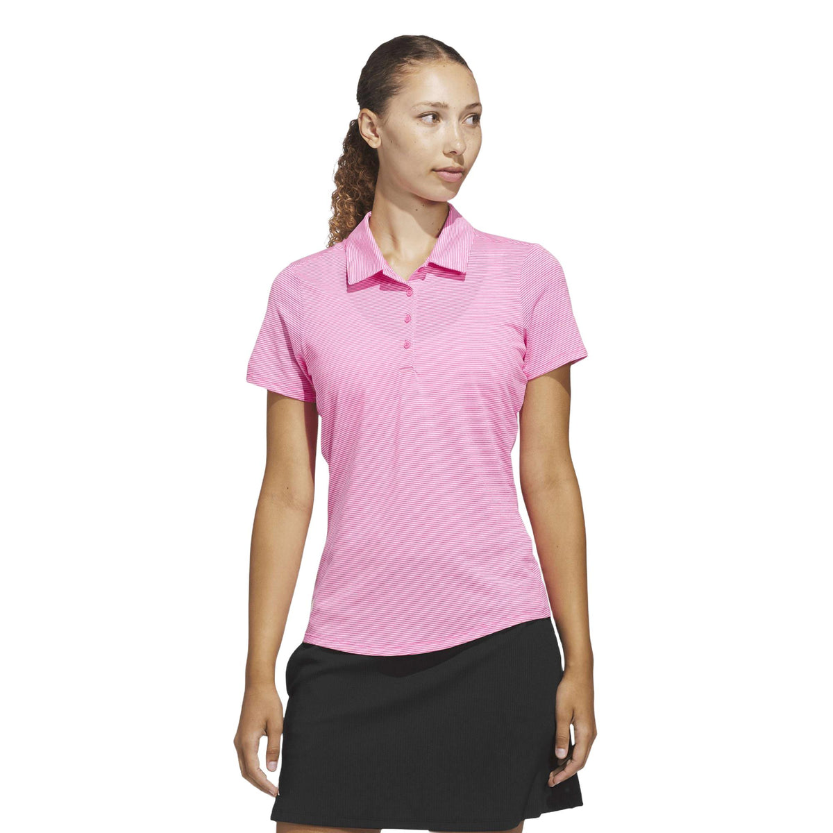 Adidas Ottoman Short Sleeve Polo Shirt - Lucid Pink