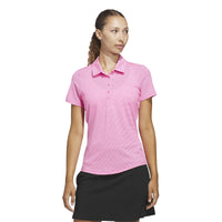 Adidas Ottoman Short Sleeve Polo Shirt - Lucid Pink
