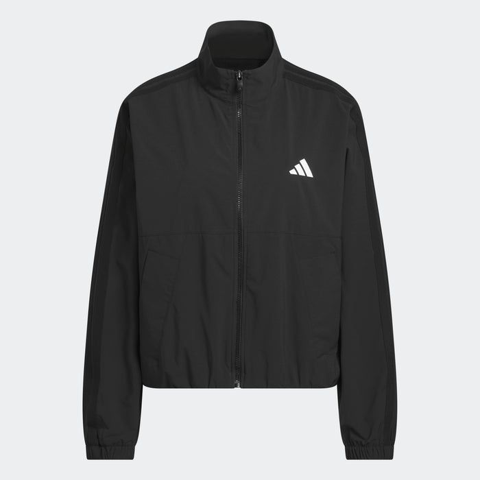 Adidas Beyond The Course Colorblock Twistweave Full-Zip Jacket - Black