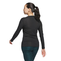Adidas Ultimate365 Tour Engineered Long Sleeve Slim Top - Black