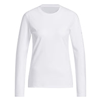 Adidas Ultimate365 Tour Engineered Long Sleeve Slim Top - White