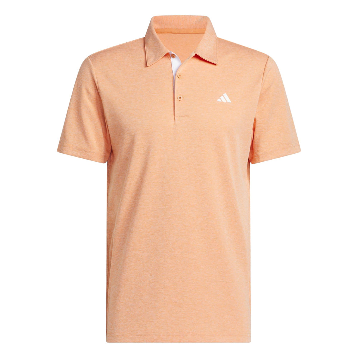 Adidas Core Heather Polo Shirt - Dusky Orange Melange