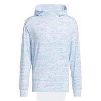 Adidas Performance Printed Lightweight Hoodie - Crystal Sky / Lucid Ray Blue