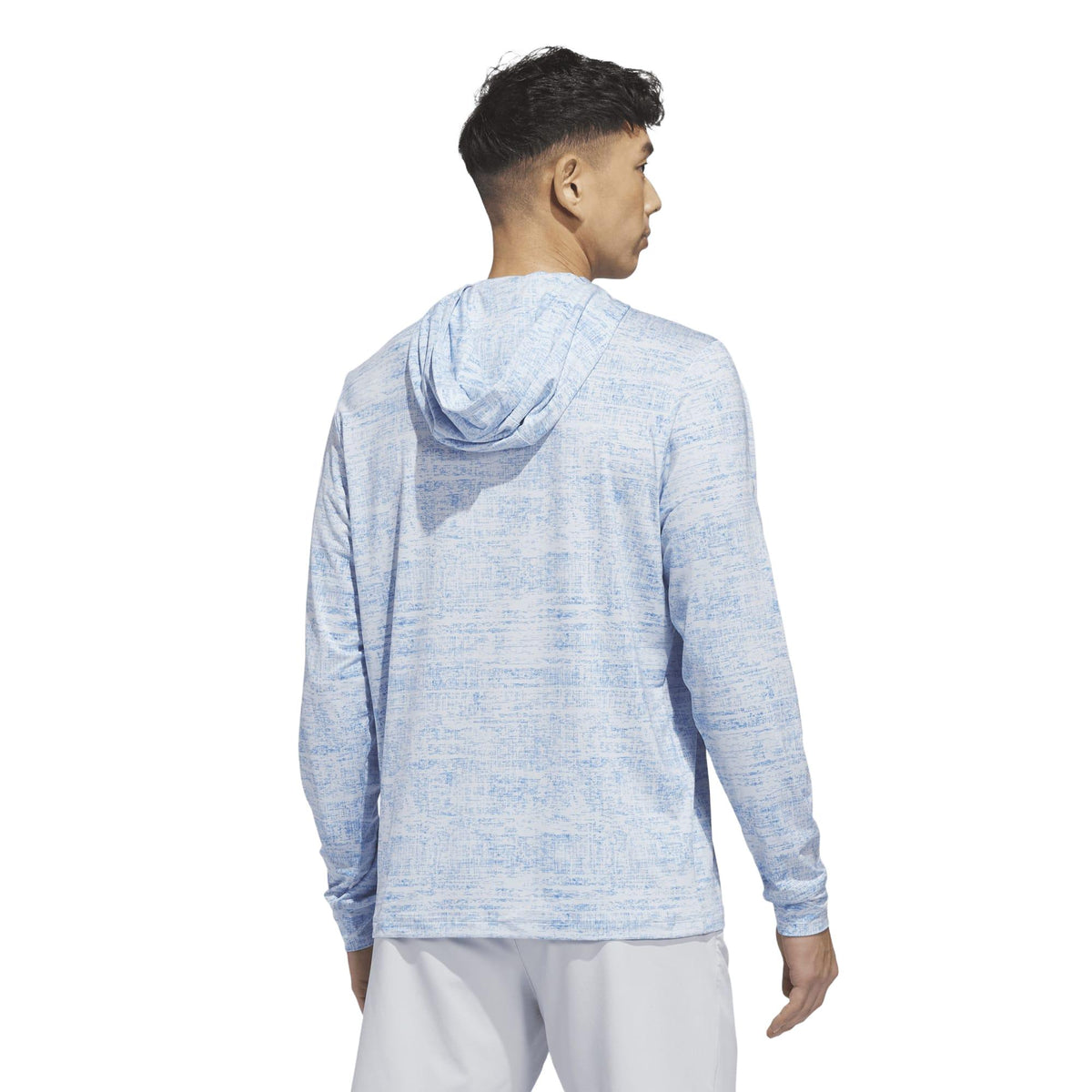 Adidas Performance Printed Lightweight Hoodie - Crystal Sky / Lucid Ray Blue