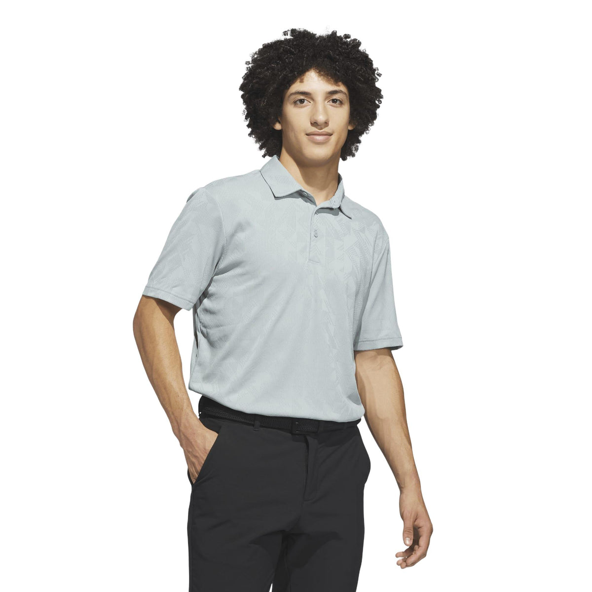 Adidas Ultimate365 Jacquard Polo Shirt - Wonder Sage