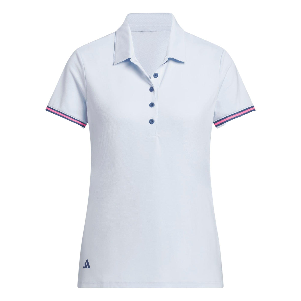 Adidas Ultimate365 Short Sleeve Polo Shirt - Crystal Sky