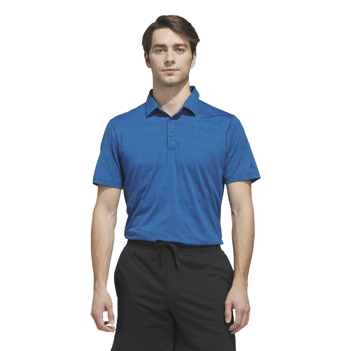 Adidas Ultimate365 Elevated Twistknit Polo Shirt - Dusky Petrol / Lucid Ray Blue