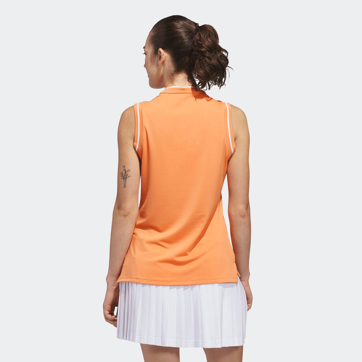 Adidas Ultimate365 Zip Polo - Dusky Orange