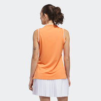 Adidas Ultimate365 Zip Polo - Dusky Orange