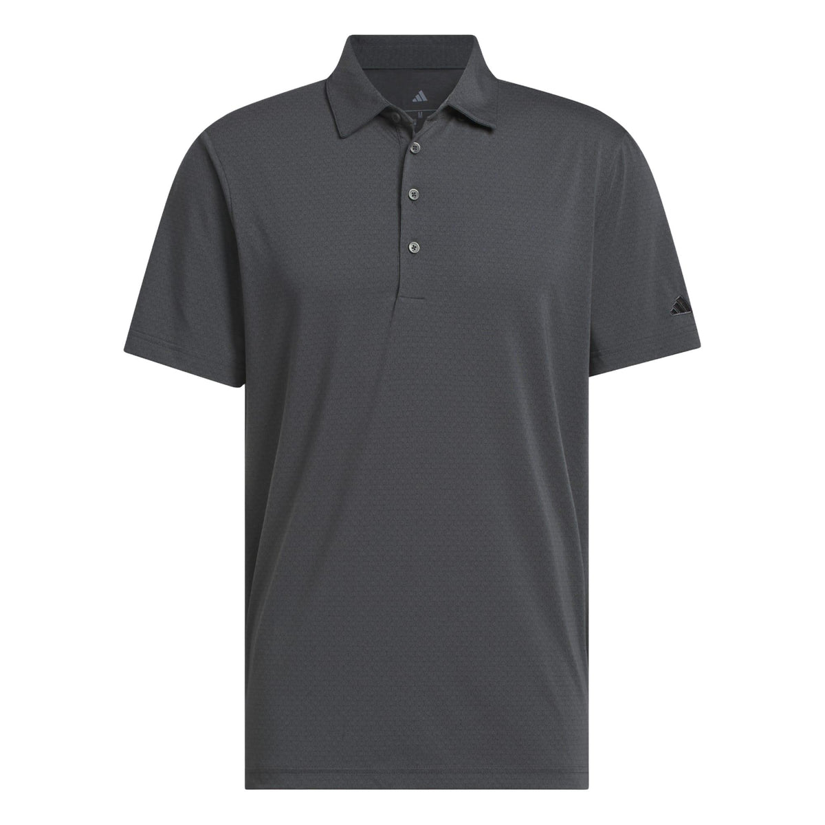 Adidas Ultimate365+ Go-To Print Polo Shirt - Carbon / Black