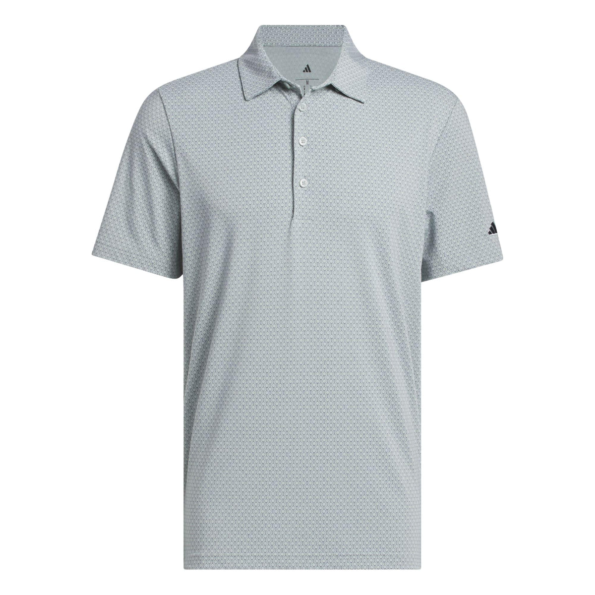 Adidas Ultimate365+ Go-To Print Polo Shirt - Wonder Sage / Collegiate Navy