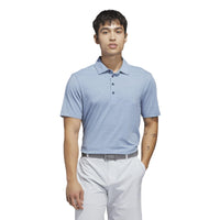 Adidas Ultimate365+ Go-To Print Polo Shirt - Dusky Petrol / Crystal Sky