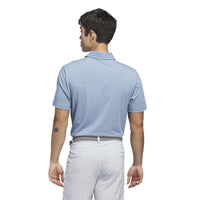 Adidas Ultimate365+ Go-To Print Polo Shirt - Dusky Petrol / Crystal Sky